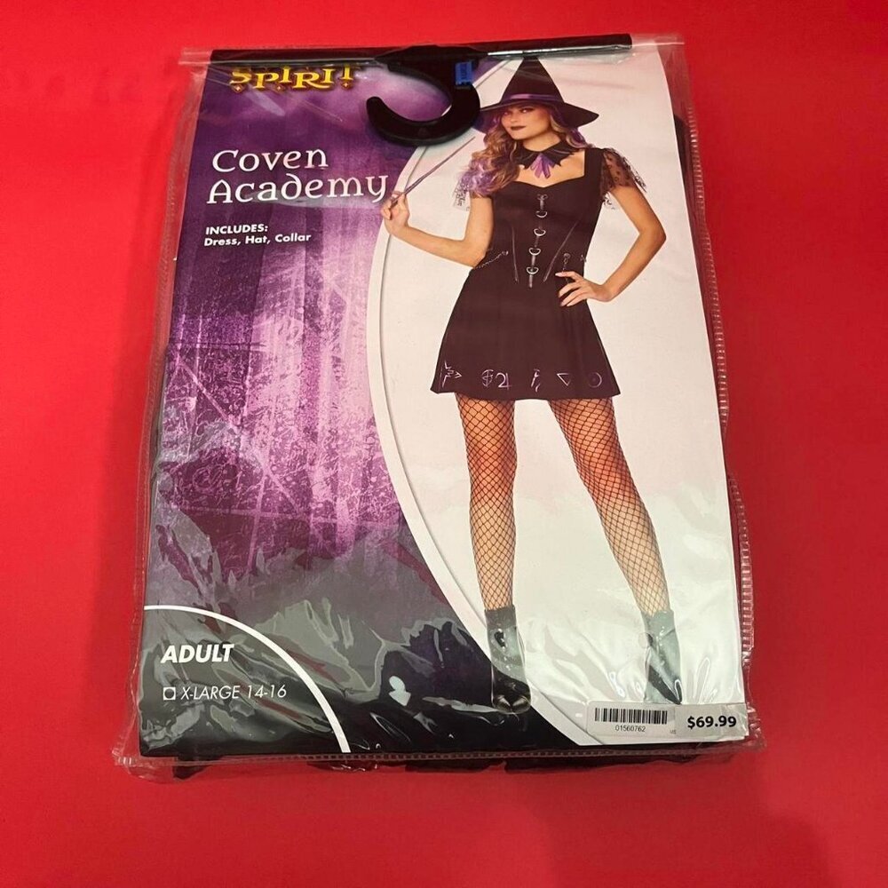 Spirit Halloween / coven academy schoolgirl witch costume​​